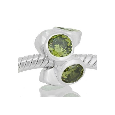 ABALORIOS CON PIEDRAS VERDES PAP599