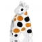 ABALORIOS GIRAFA ESMALTE NARANJA PAP174-naranja