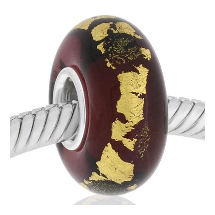 ABALORIO PLATA CRISTAL DE MURANO MUP130