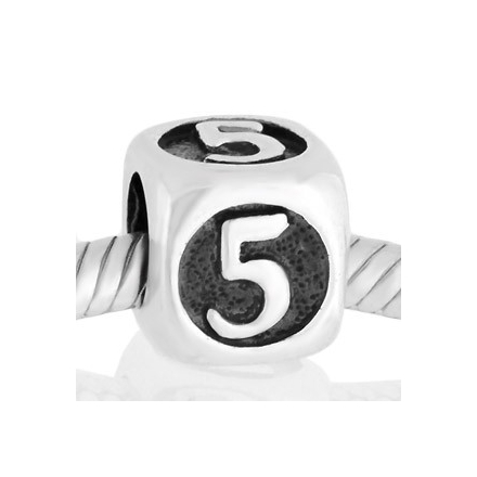 ABALORIOS CIFRA "5" PAP708