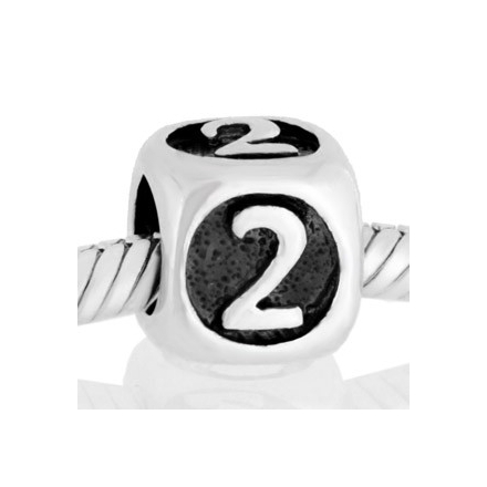 ABALORIOS CIFRA "2" PAP709