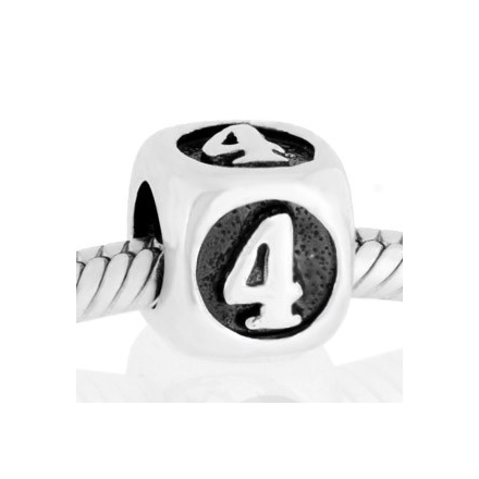 ABALORIOS CIFRA "4" PAP711