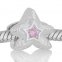 ABALORIO ESTRELLA DEL MAR PIEDRA ROSA PAP537b