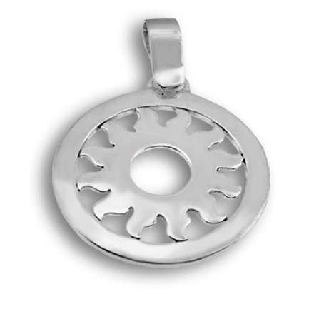 COLGANTE DE PLATA SOL 172175