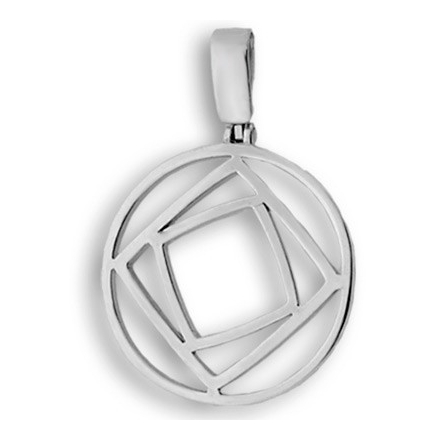 COLGANTE DE PLATA DOS FORMAS 172261