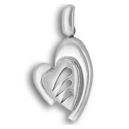 COLGANTE DE PLATA CORAZON 172311