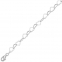 PULSERAS DE PLATA CORAZONES 20 cm. CAP08-20