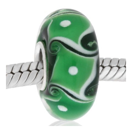 ABALORIO PLATA CRISTAL DE MURANO MUP31