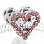 abalorio corazon love piedras rojas