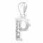 "P" Letra de plata CL10