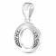 "O" Letra de plata CL03