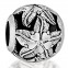 Abalorio flor piedra blanca