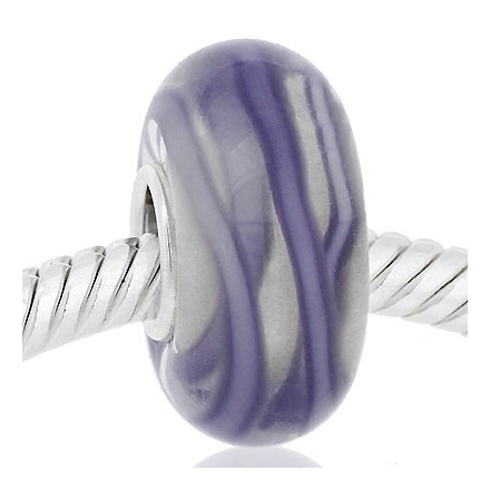 ABALORIOS PLATA CRISTAL DE MURANO MUP63