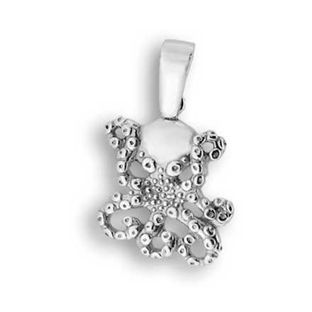 COLGANTE DE PLATA PULPO