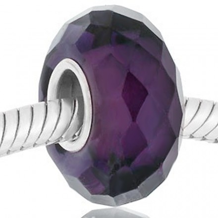Cristal tallado morado