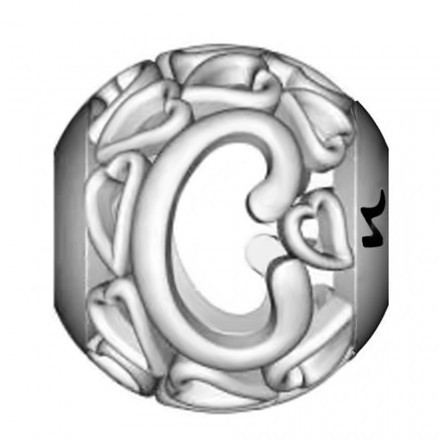 ABALORIOS Letra "C" PAP228