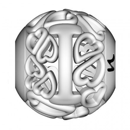 ABALORIOS Letra "I" PAP234