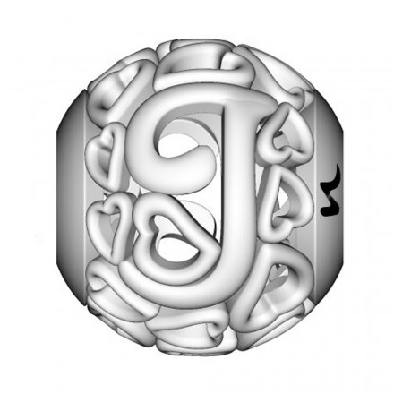 ABALORIOS Letra "J" PAP235