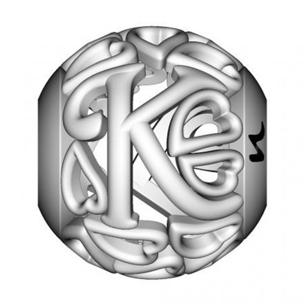 ABALORIOS Letra "K" PAP236