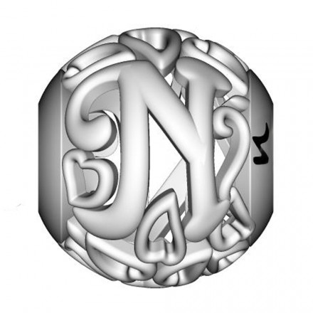 ABALORIOS Letra "N" PAP248
