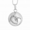 Llamador de angeles 18 mm. pies de bebe personalizable