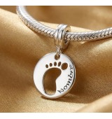 Colgante pie de bebe 