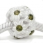 ABALORIOS FLORES CON PIEDRAS VERDES PAP177