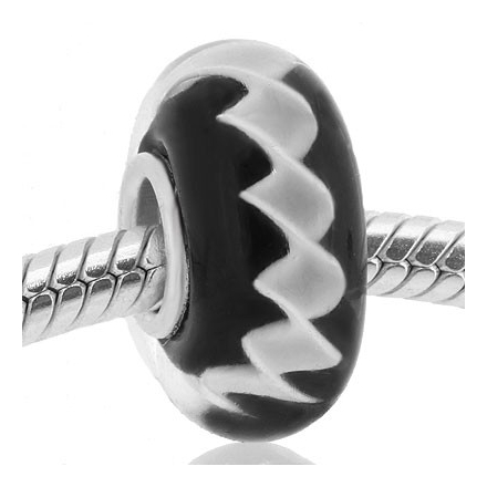 ABALORIOS PLATA CRISTAL DE MURANO MUP80