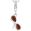 COLGANTE PARA PULSERA GAFAS CON AMBAR CH72