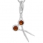COLGANTE PARA PULSERA CHARM TEJERAS CON AMBAR CH81