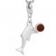 COLGANTE PARA PULSERA CHARM DELFIN CON AMBAR CH84