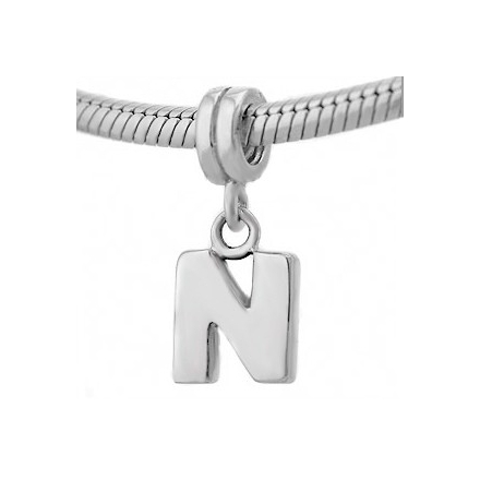 ABALORIOS COLGANTE Letra "N" PAP459