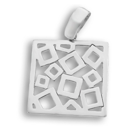 COLGANTE DE PLATA CUBOS 172734