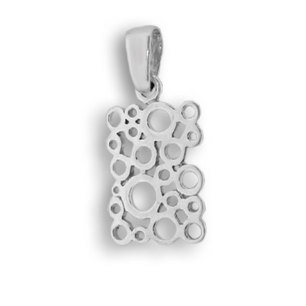 COLGANTE DE PLATA BURBUJAS 181426
